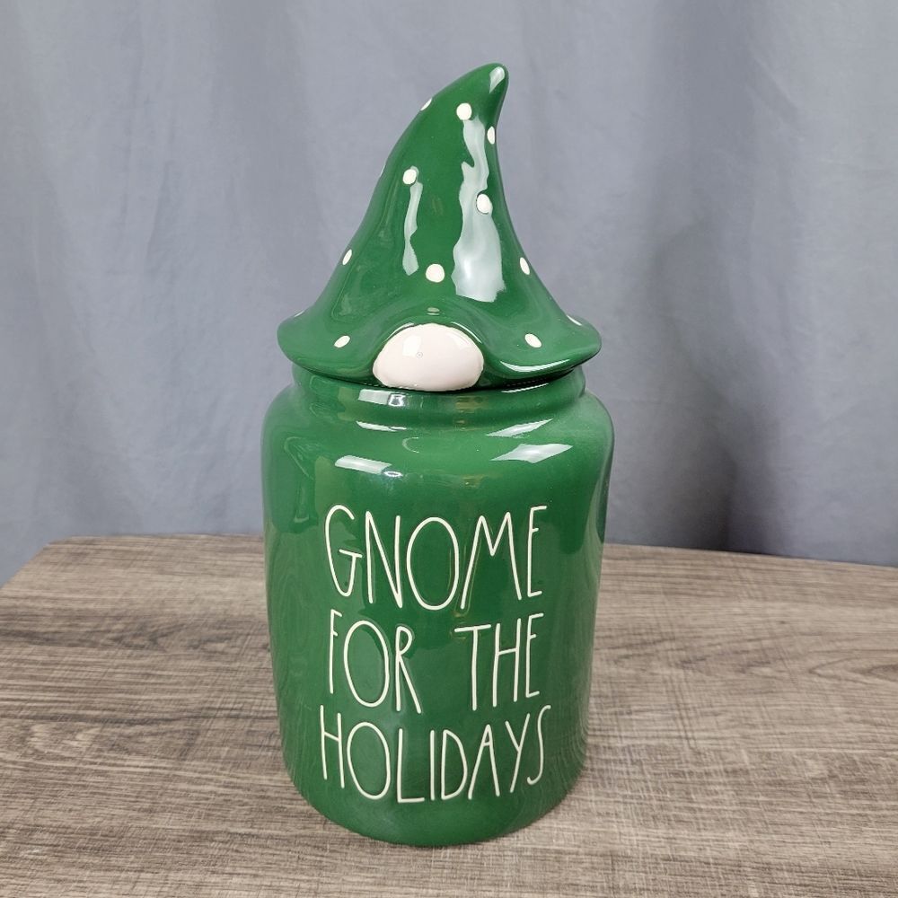 Rae‎ Dunn Artisan Collection Gnome For The Holidays Canister